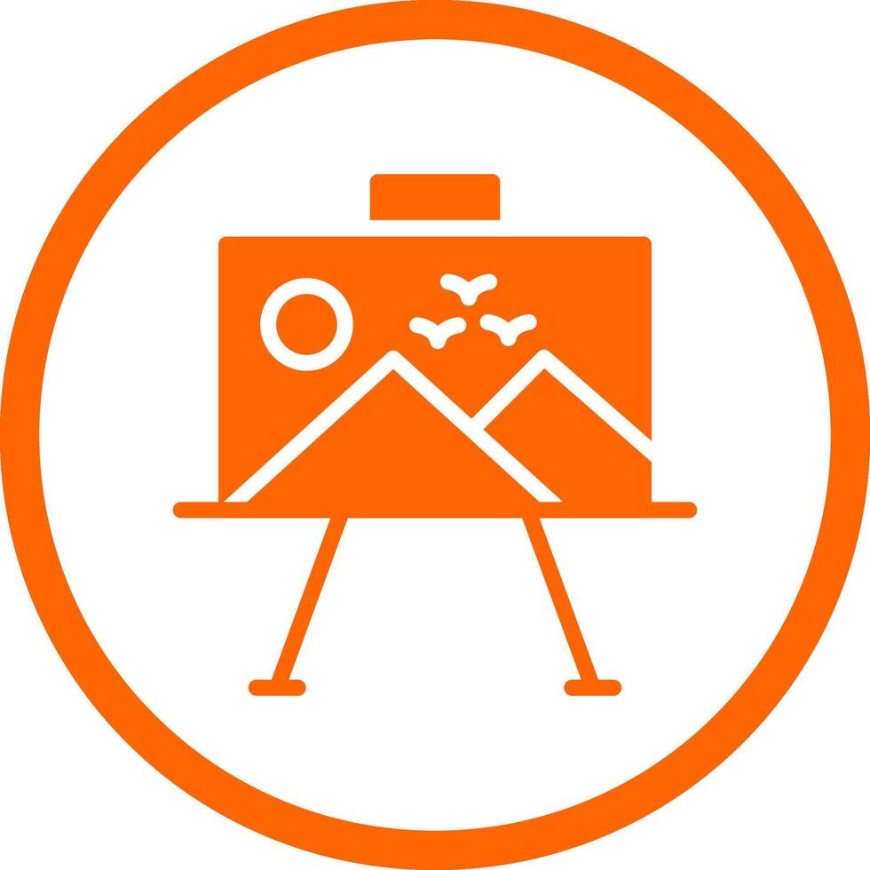 Paint Canvas Creative Icon Design vector