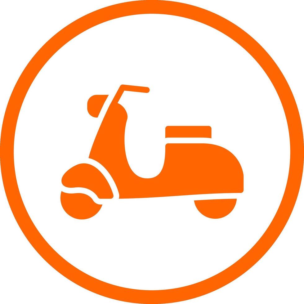 Scooter Creative Icon Design vector