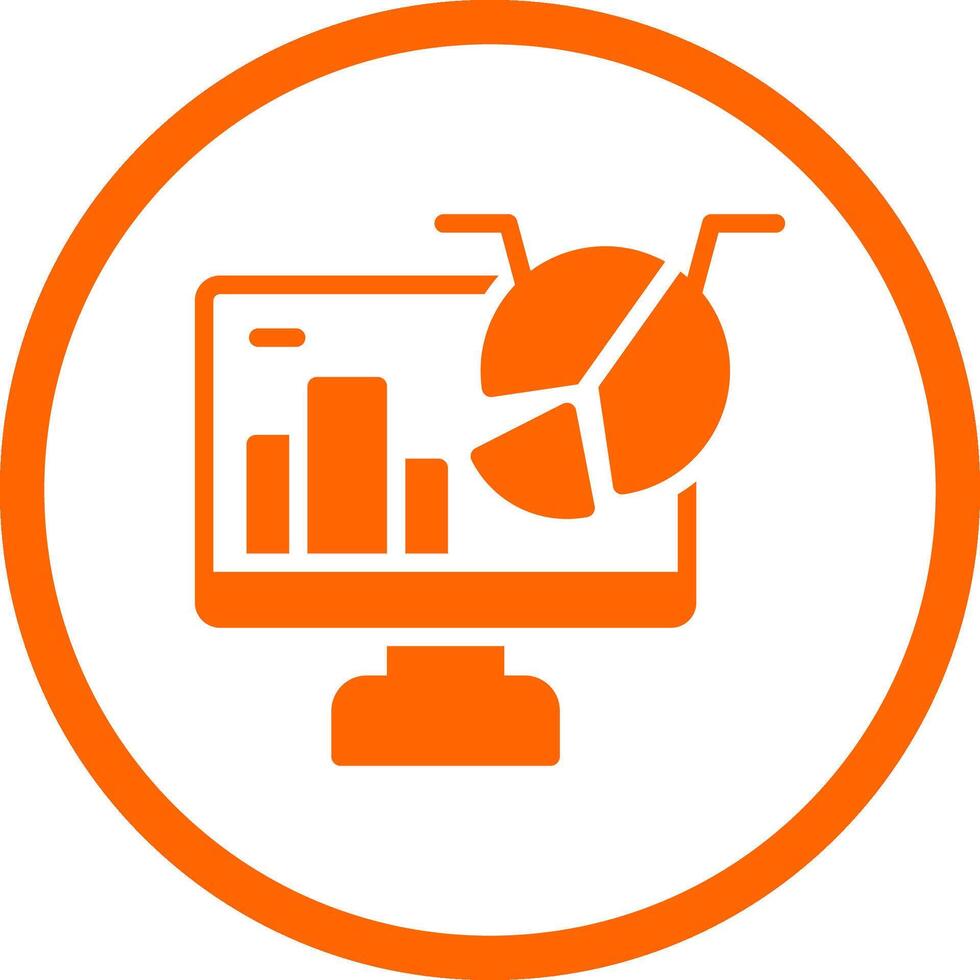 Data Analytics Creative Icon Design vector