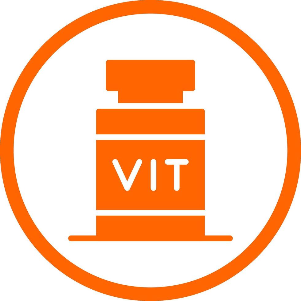 Vitamin Creative Icon Design vector