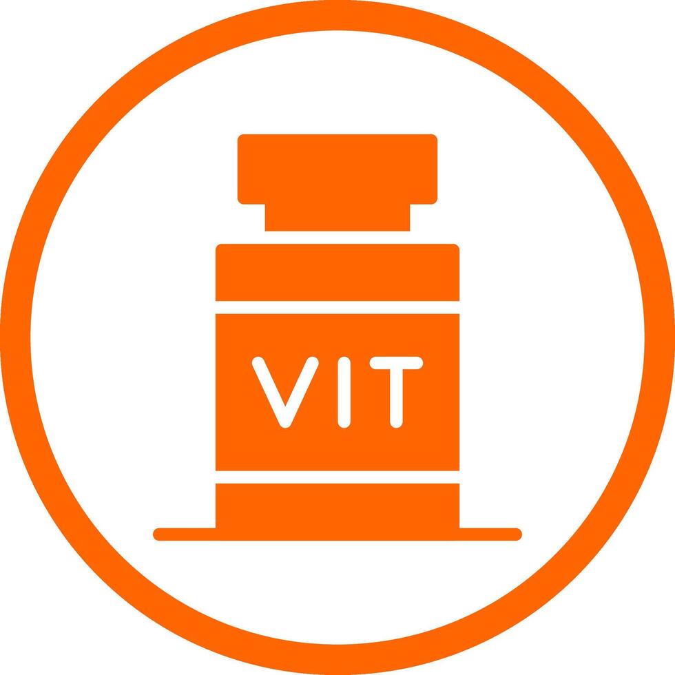 Vitamin Creative Icon Design vector