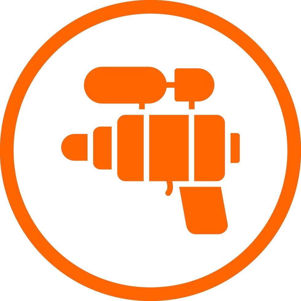 Water Gun Creative Icon Design vector