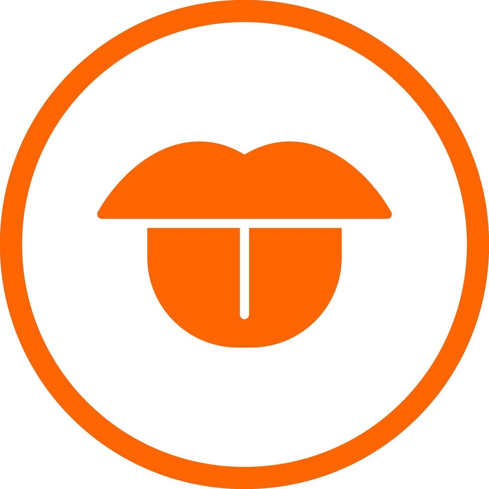 Tongue Creative Icon Design vector