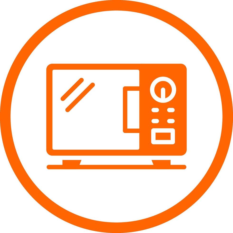 Microwave Creative Icon Design vector