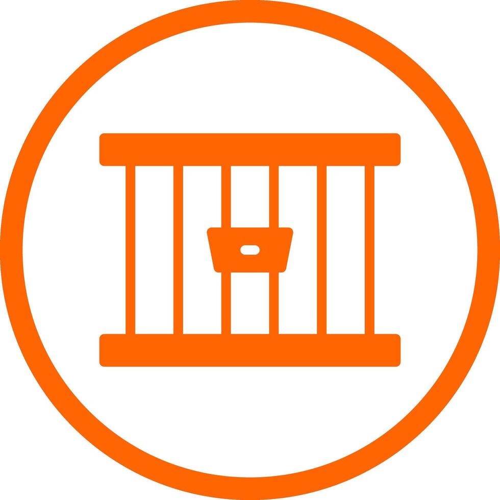 Jail Creative Icon Design vector
