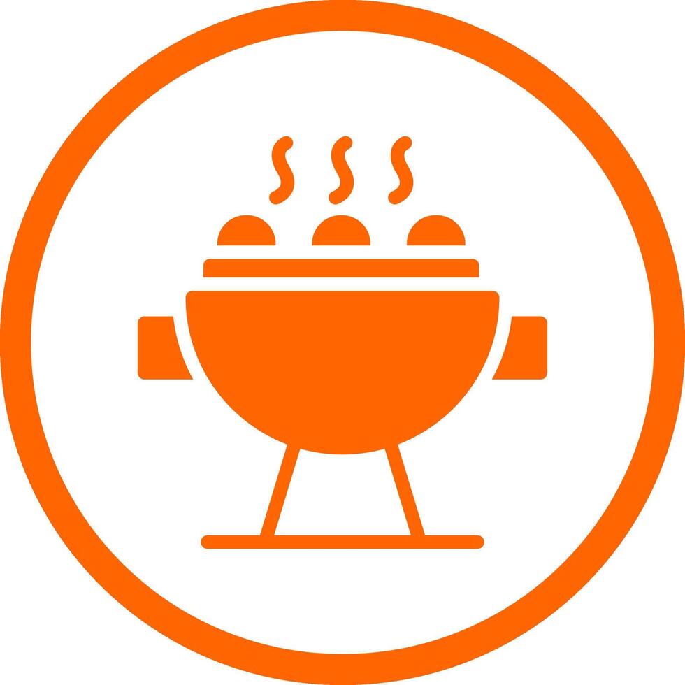 diseño de icono creativo de parrilla vector