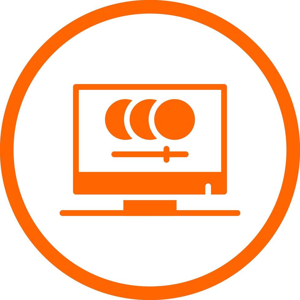 Digital Animation Creative Icon Design vector