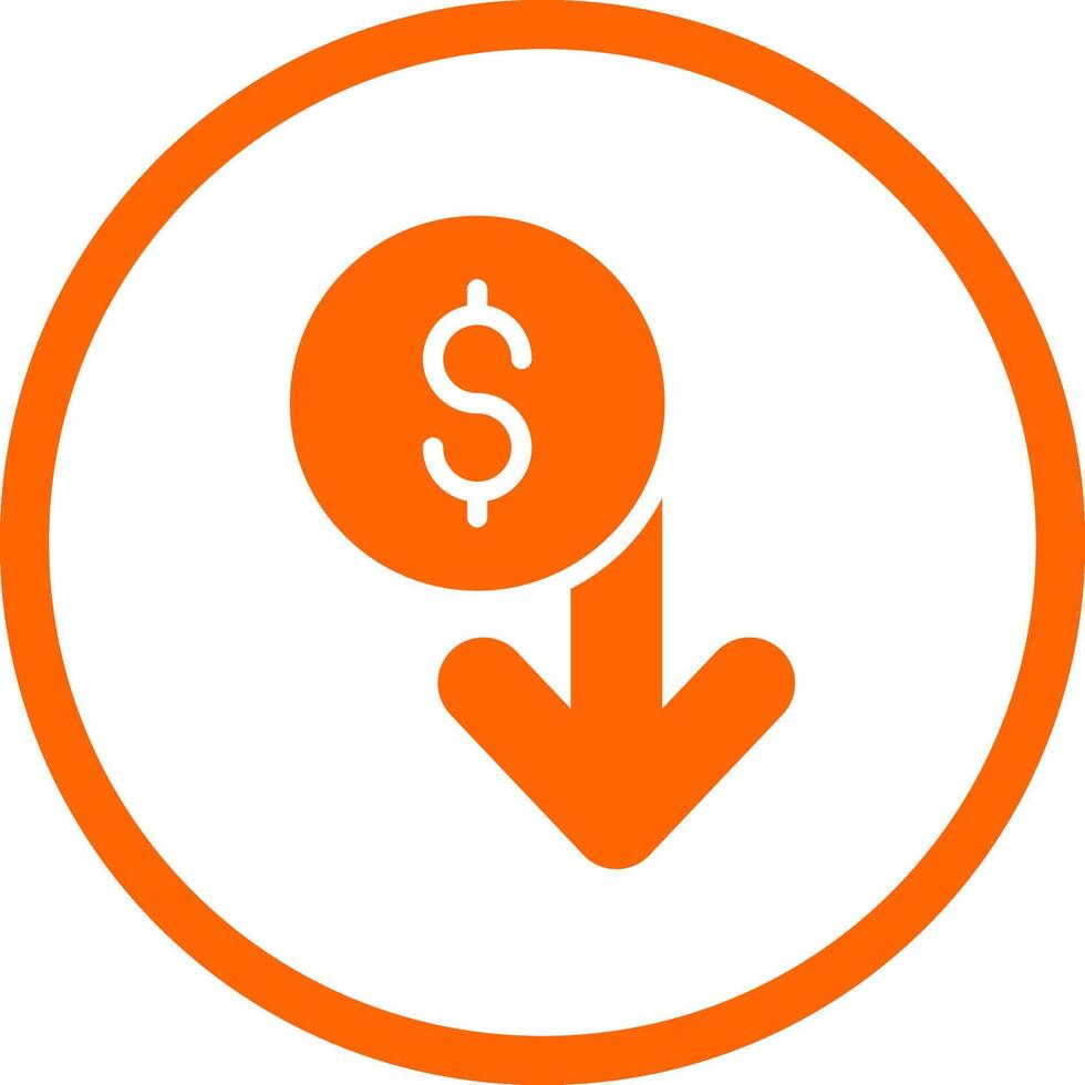 Capitalized Cost Reduction Creative Icon Design vector