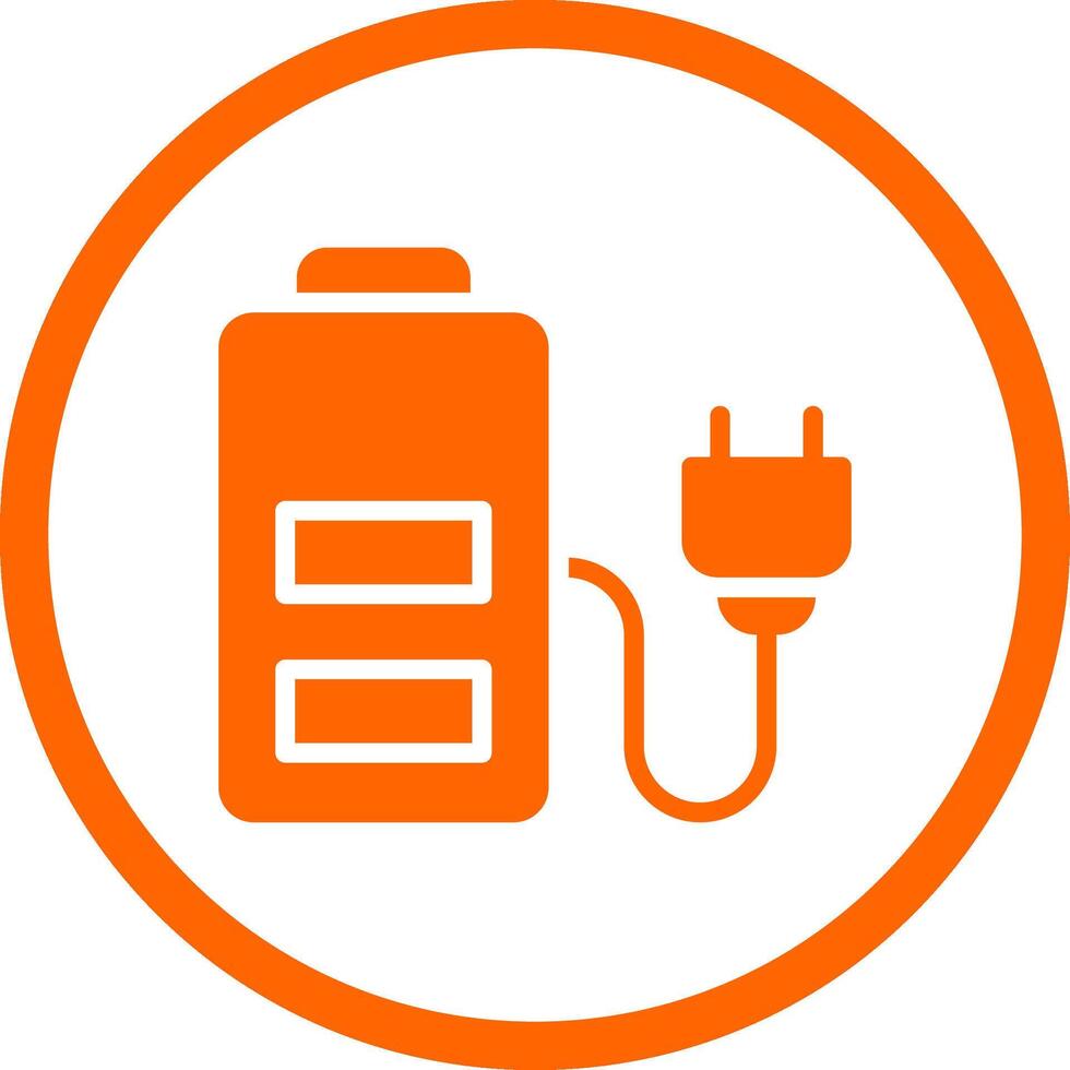Charging Creative Icon Design vector