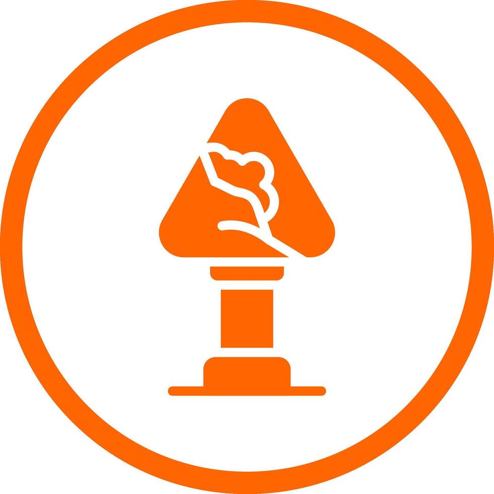 Avalanche Sign Creative Icon Design vector