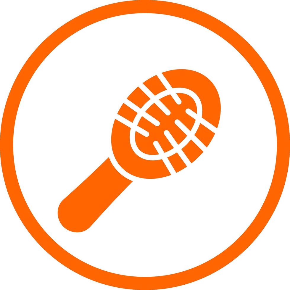 Hairbrush Creative Icon Design vector