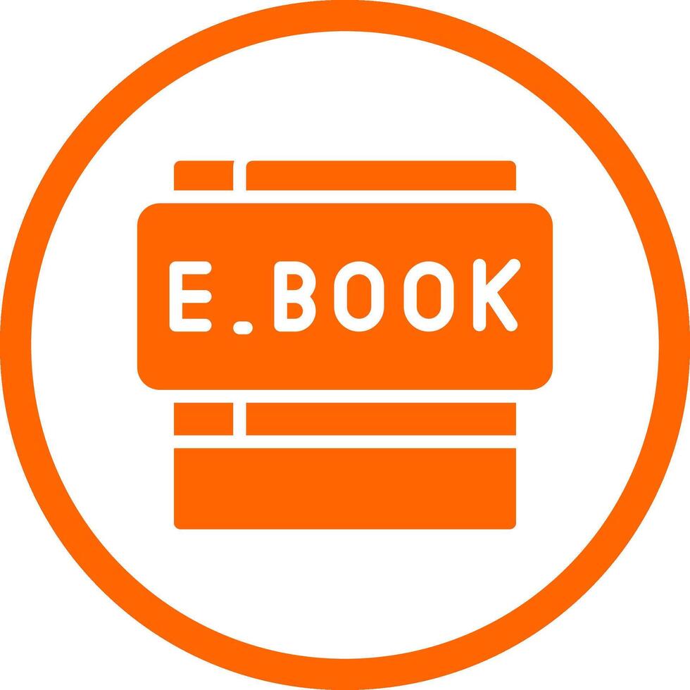 Ebooks Creative Icon Design vector