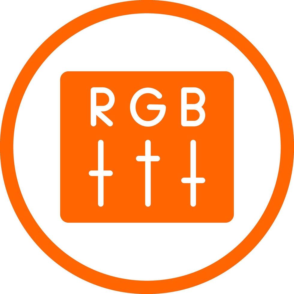 Rgb Creative Icon Design vector