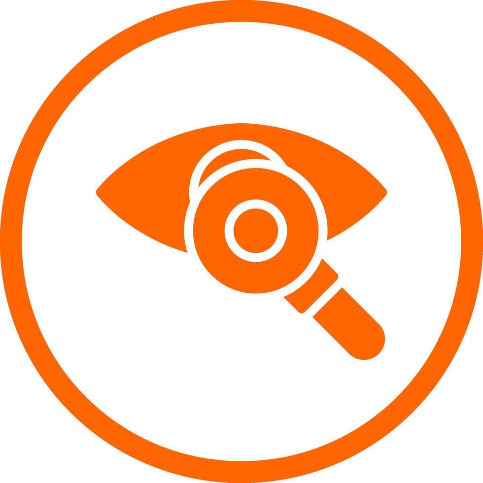Eye Test Creative Icon Design vector