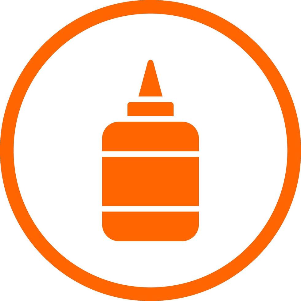 Glue Creative Icon Design vector