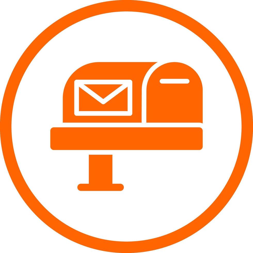 diseño de icono creativo de buzón de correo vector