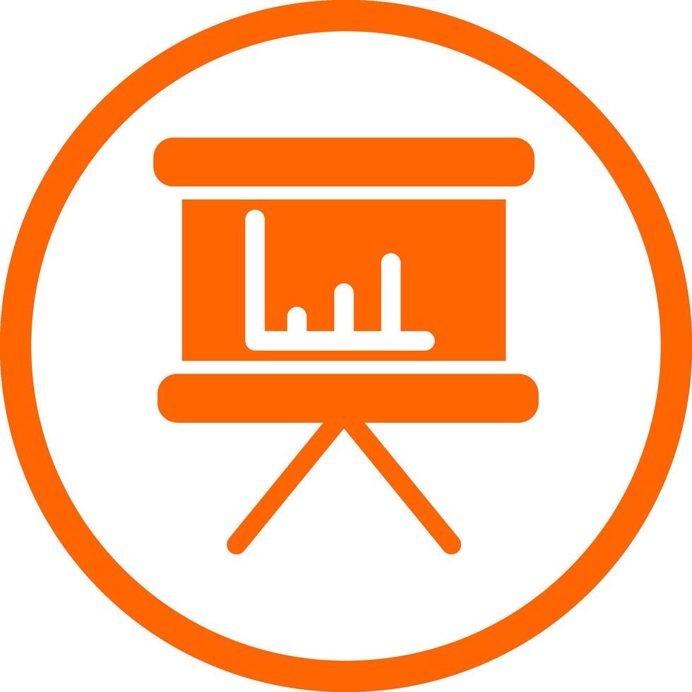 Growth Char Creative Icon Design vector