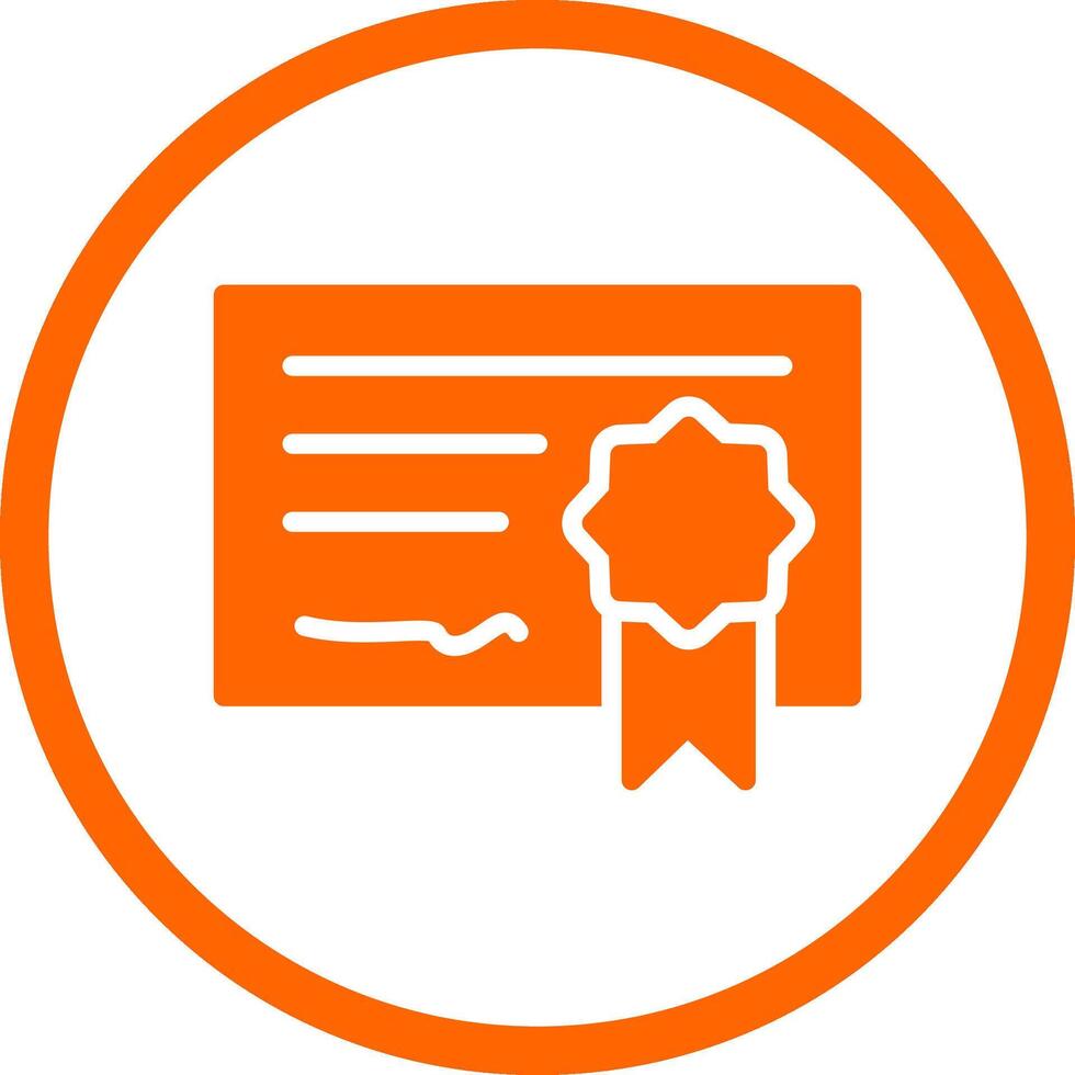 Diploma Creative Icon Design vector