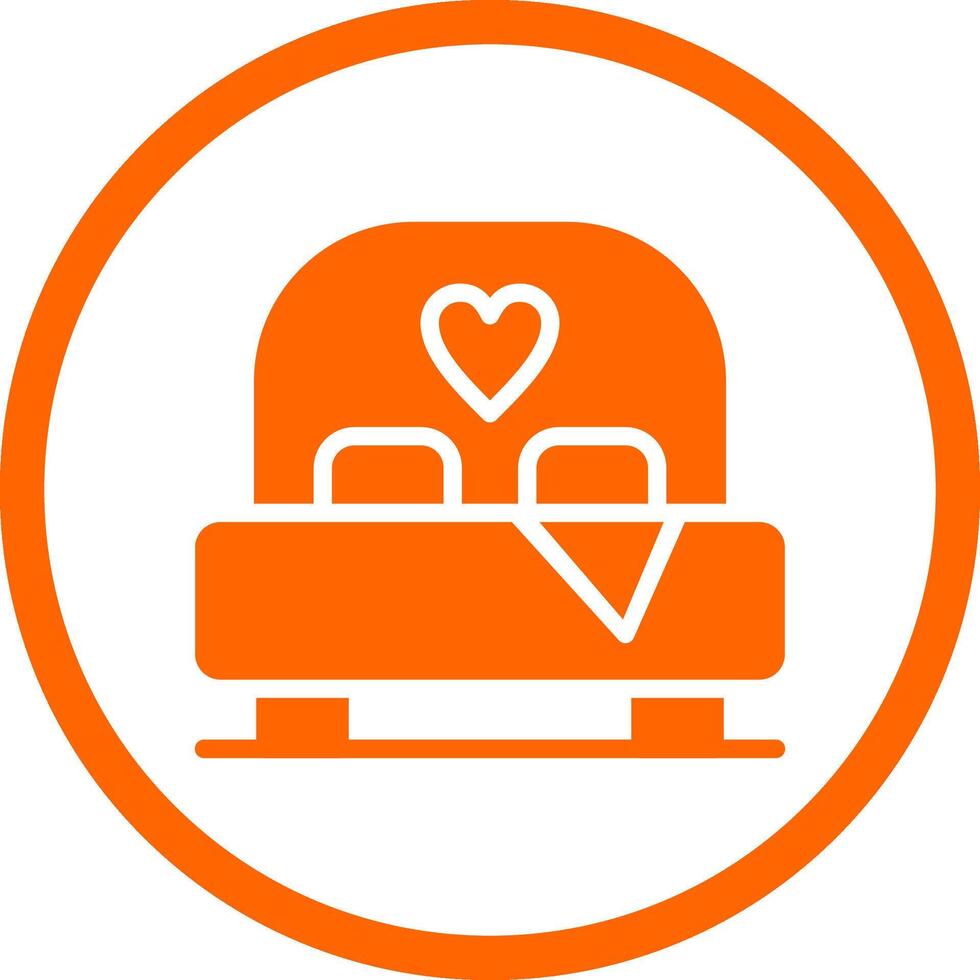 Bed Creative Icon Design vector