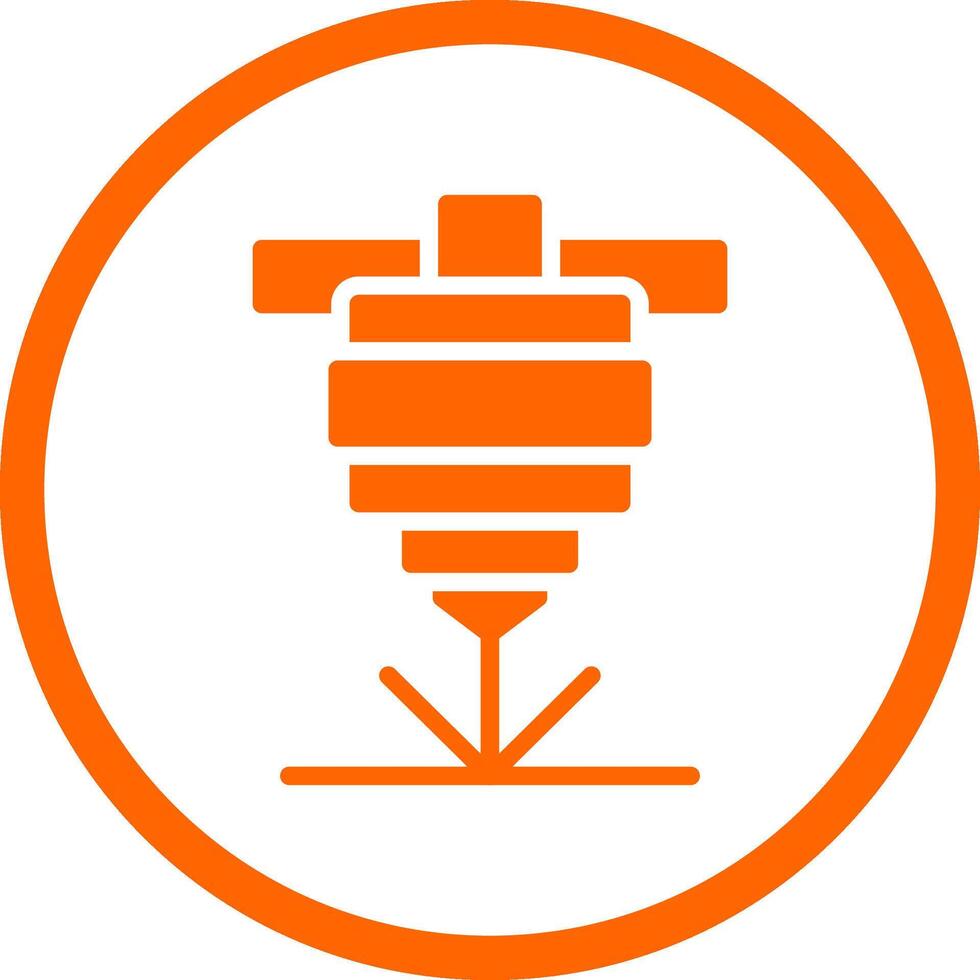 Laser Cutting Creative Icon Design vector