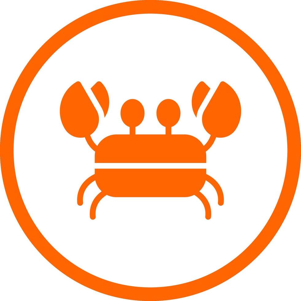 Crab Creative Icon Design vector