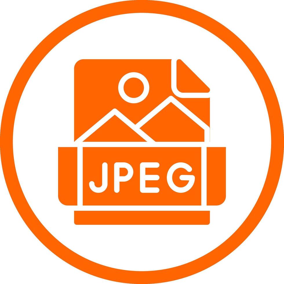 Jpeg Creative Icon Design vector