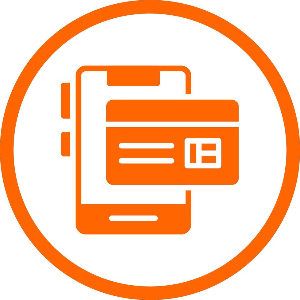 Online Payment Creative Icon Design vector