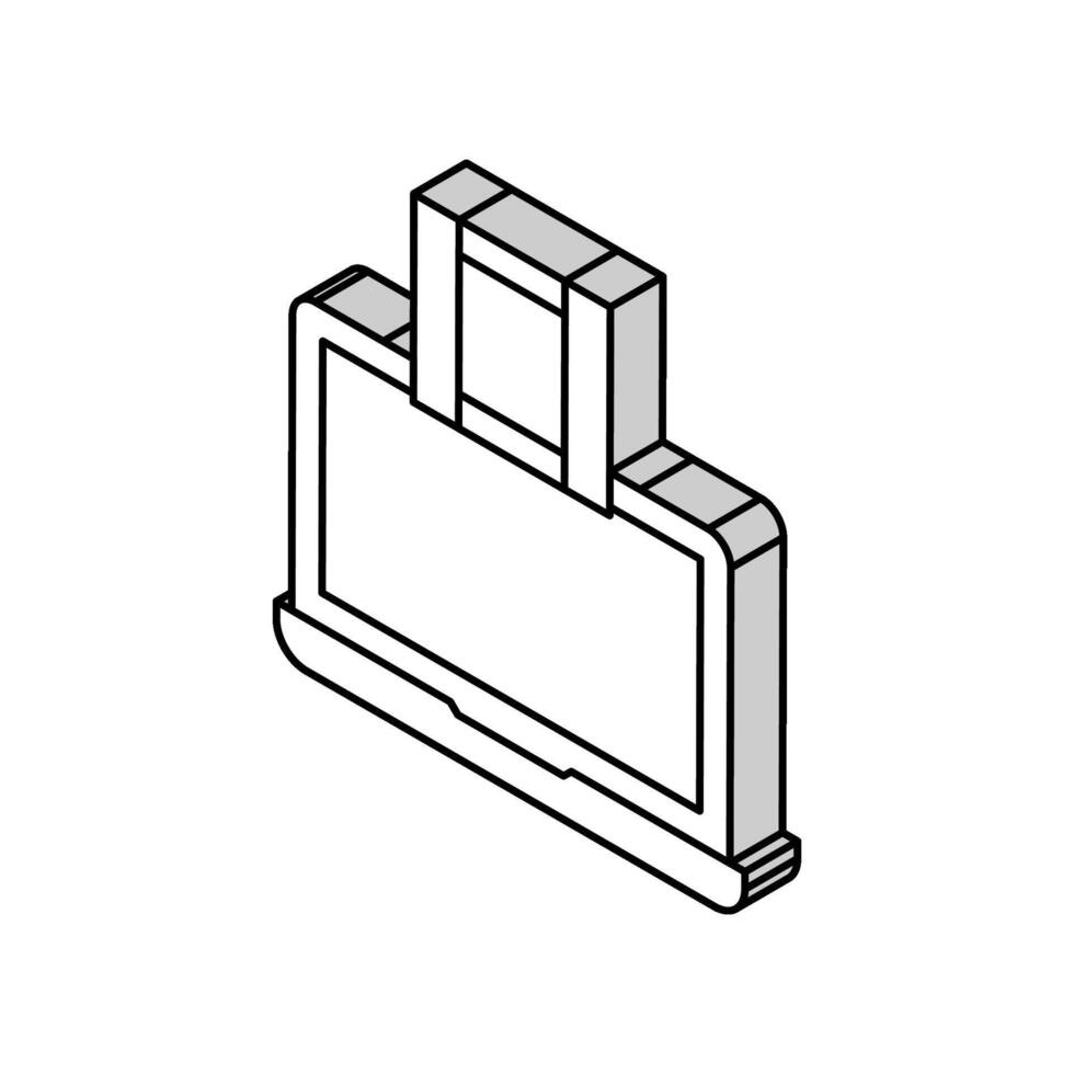 screenwriter video production film isometric icon vector illustration