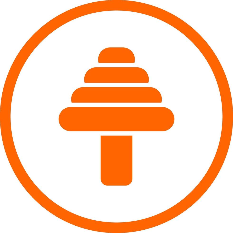 Edge Step Drill Creative Icon Design vector