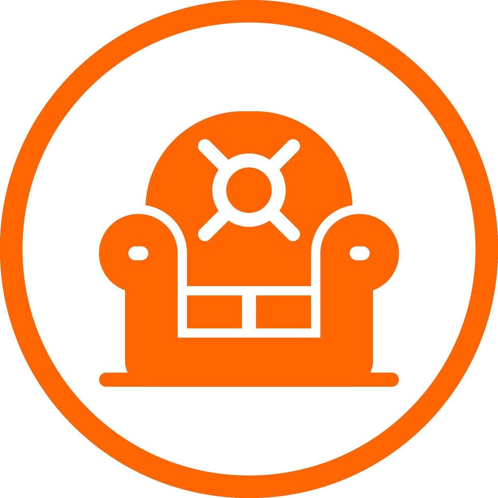 Armchair Creative Icon Design vector