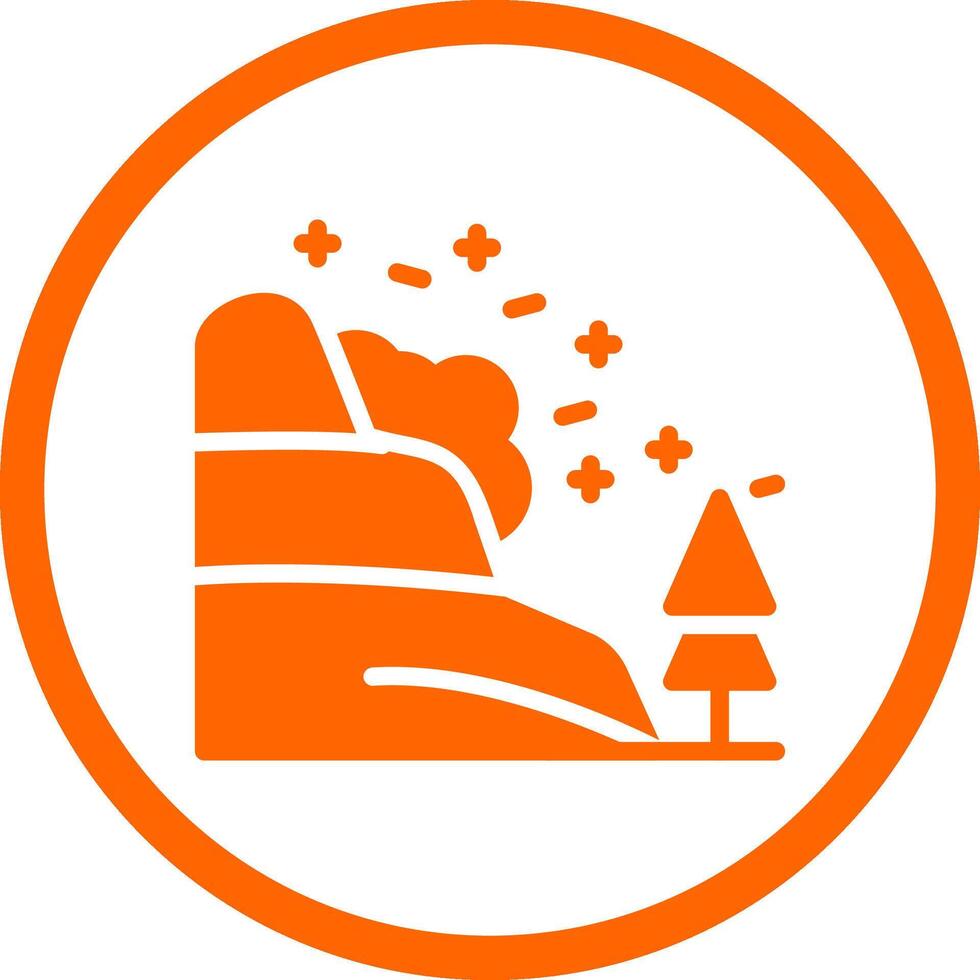 Avalanche Creative Icon Design vector