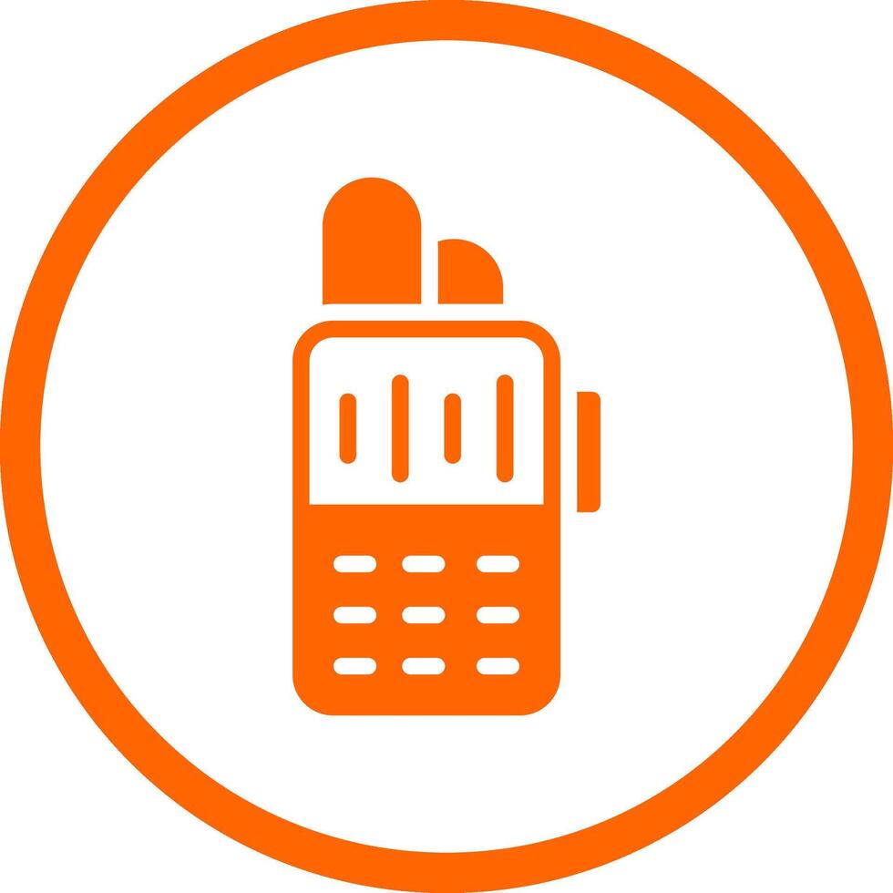 Walkie Talkie Creative Icon Design vector