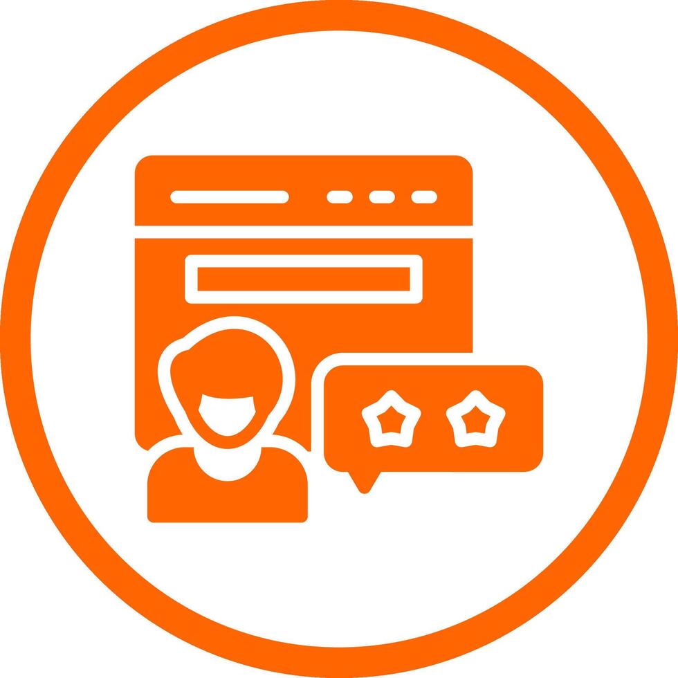 Review Creative Icon Design vector