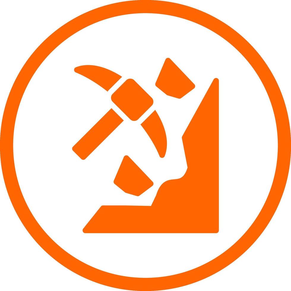 Mining Creative Icon Design vector