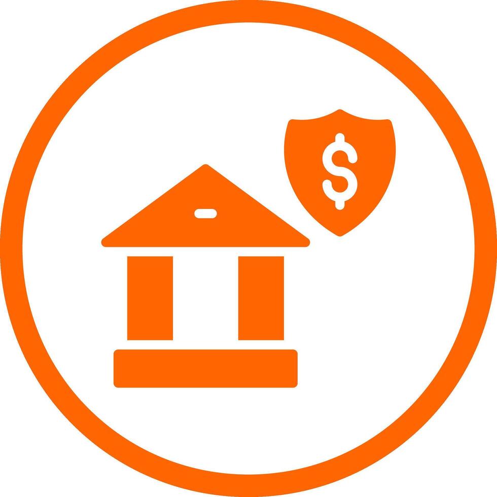 Banking Security Creative Icon Design vector