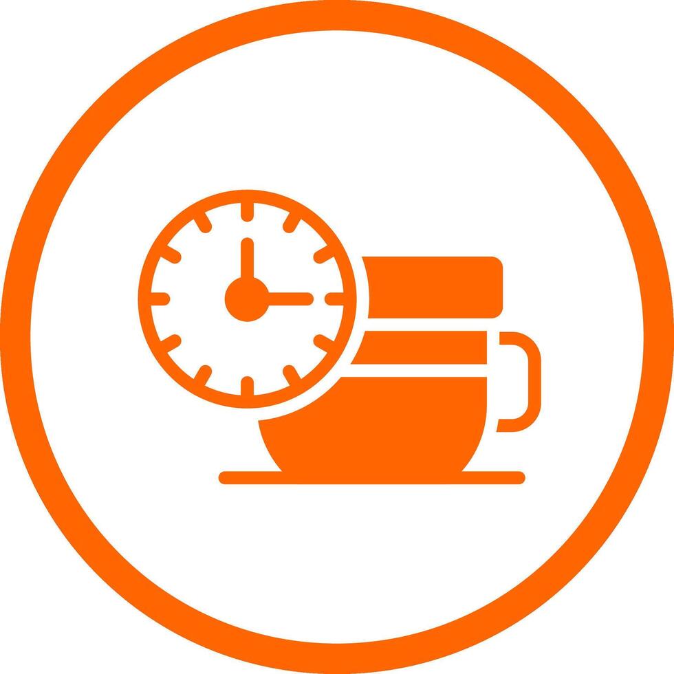 Tea Time Creative Icon Design vector