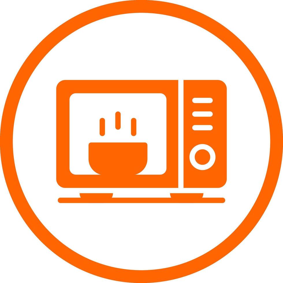 Microwave Creative Icon Design vector
