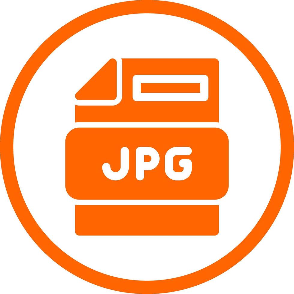 Jpg File Creative Icon Design vector