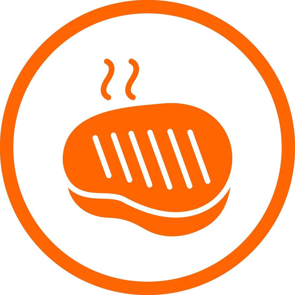 Steak Creative Icon Design vector