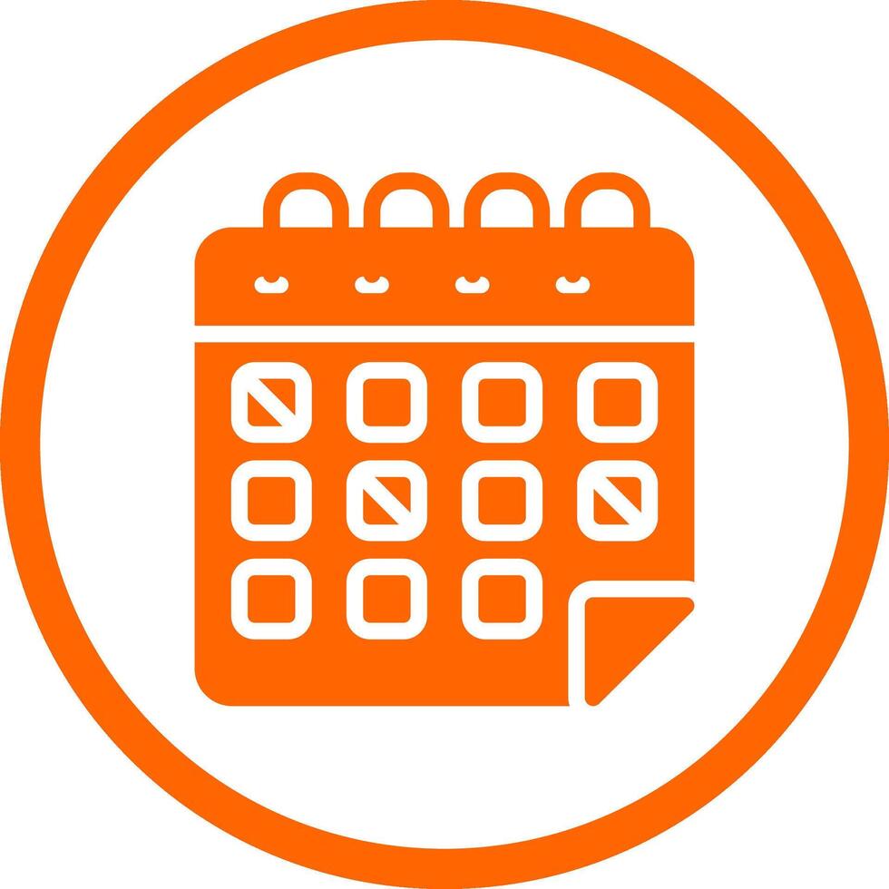 Calendar Creative Icon Design vector