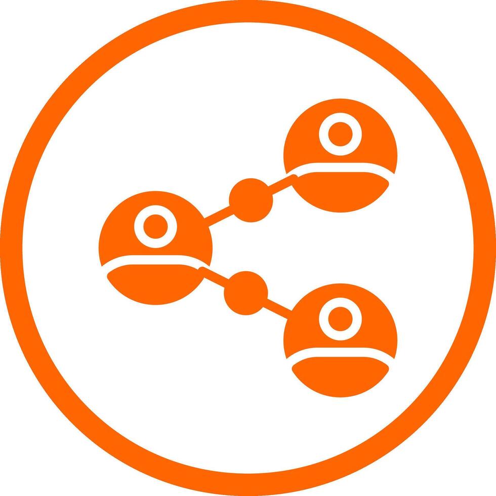 Connected People Creative Icon Design vector