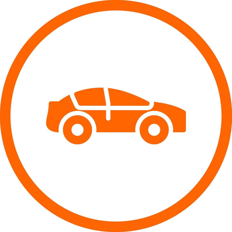 Sedan Creative Icon Design vector