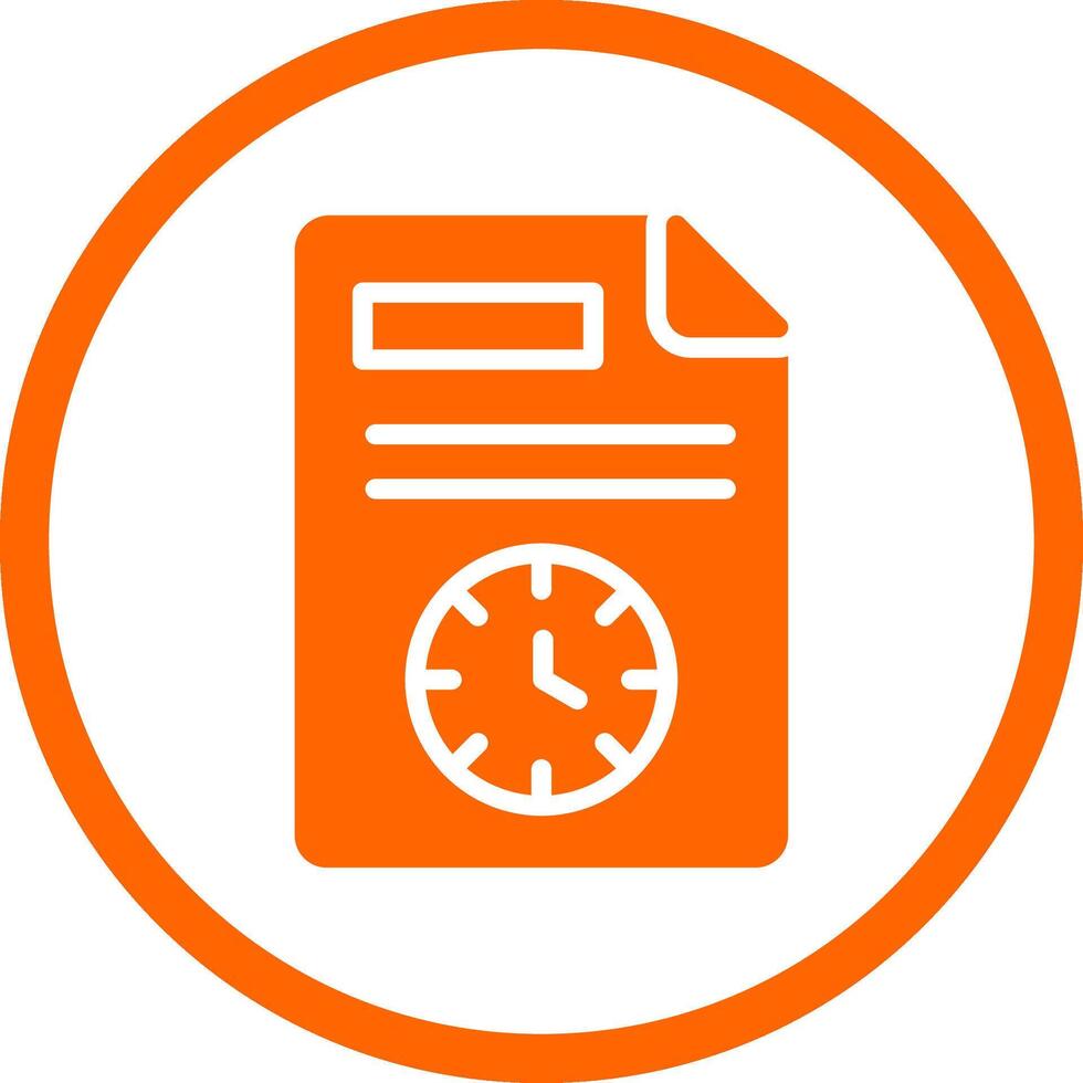 Schedule Creative Icon Design vector