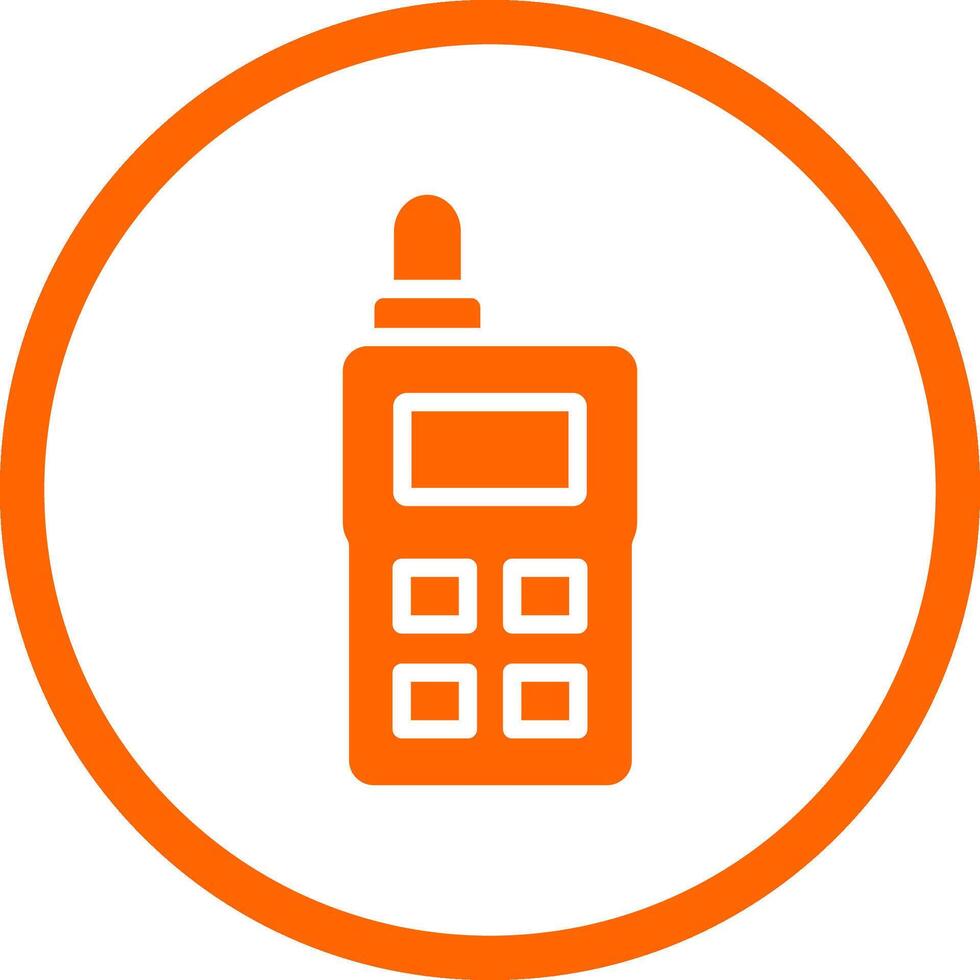 Walkie Talkie Creative Icon Design vector