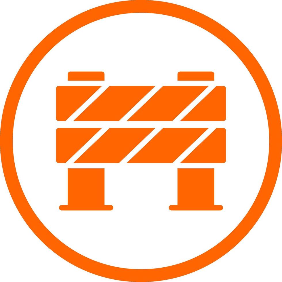 Barrier Creative Icon Design vector