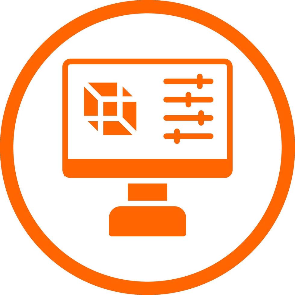 Simulation Creative Icon Design vector