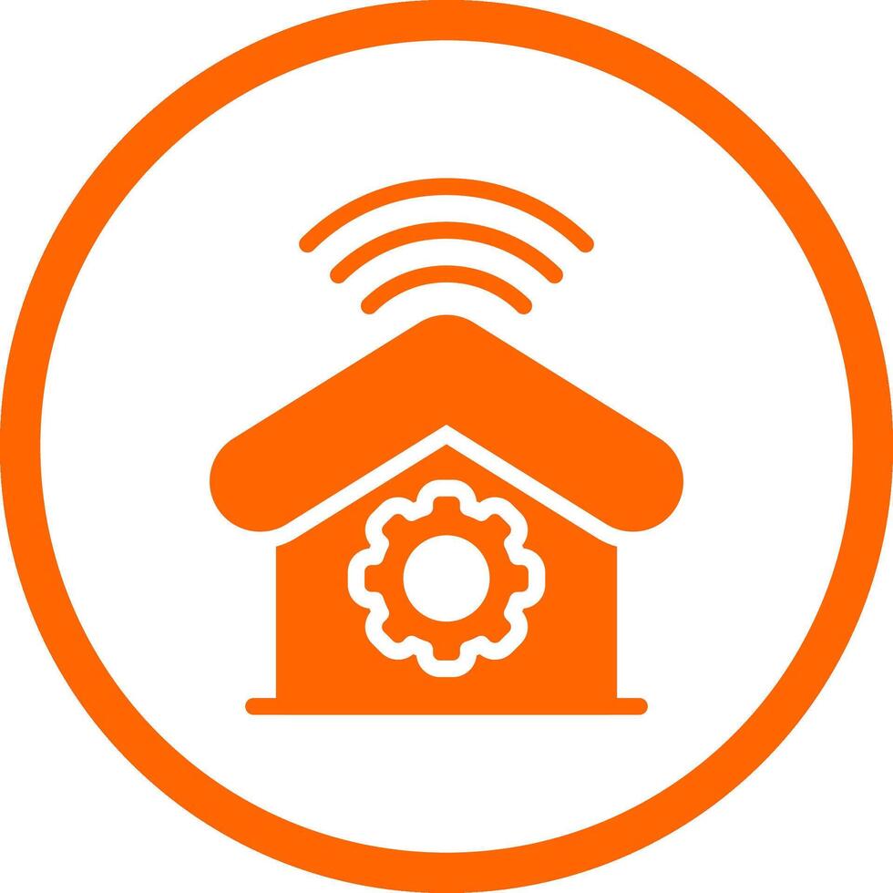 Home Automation Creative Icon Design vector