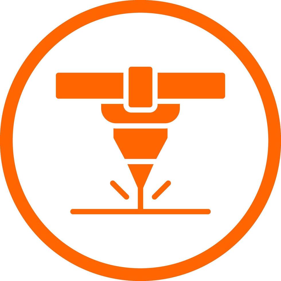 Laser Creative Icon Design vector