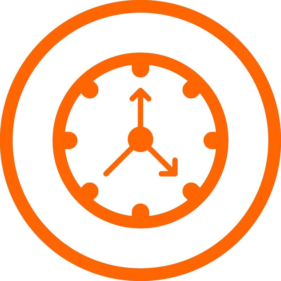 Clock Creative Icon Design vector