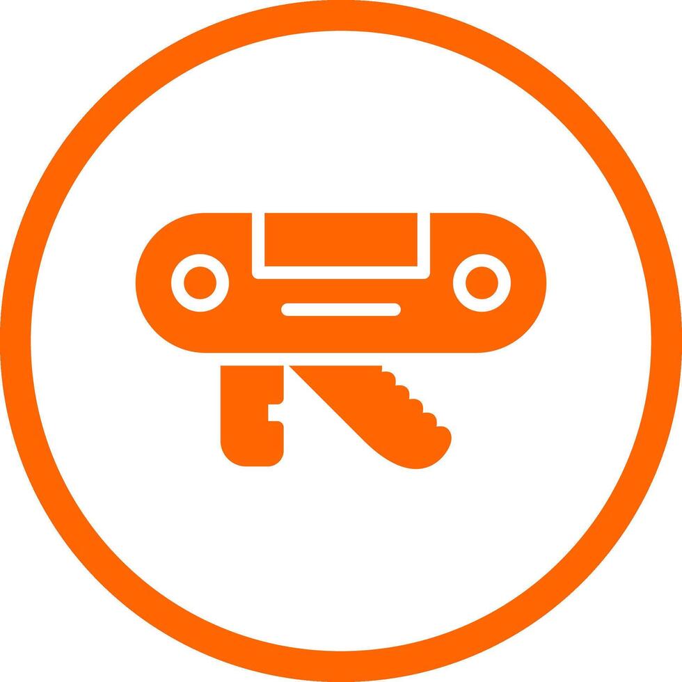 Swiss Army Knife Creative Icon Design vector